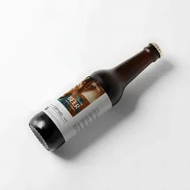 Amber Color Longneck Beer Bottle 07
